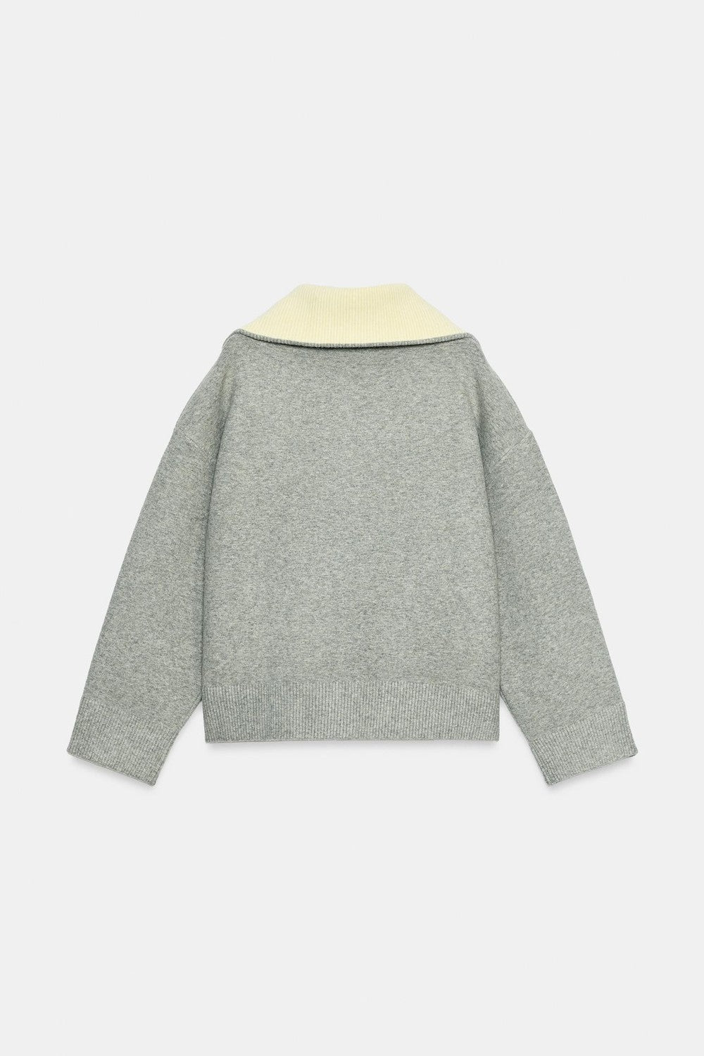 BELORA Anouk grey knit cardigan