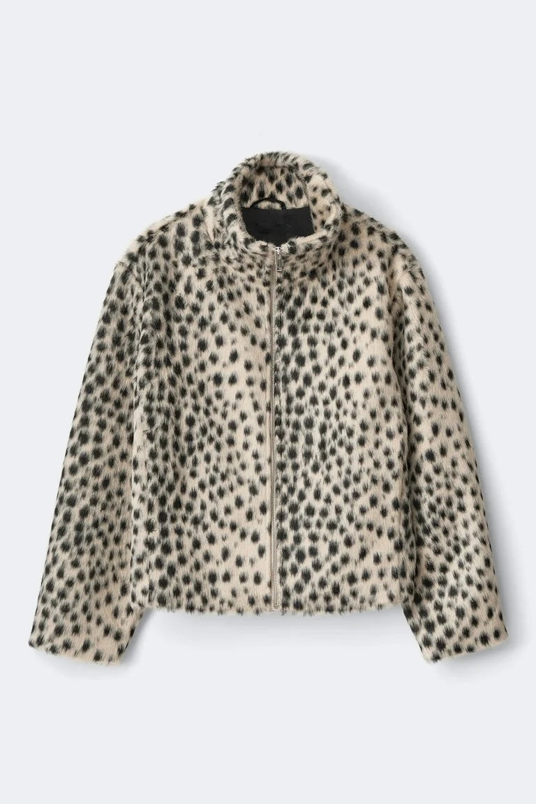 BELORA Diane faux fur jacket flat