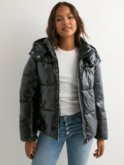 BELORA Iris glossy puffer jacket