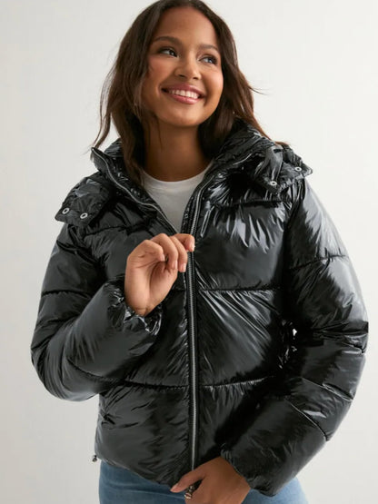 BELORA Iris glossy puffer jacket
