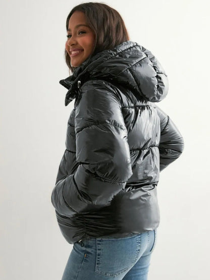 BELORA Iris glossy puffer jacket