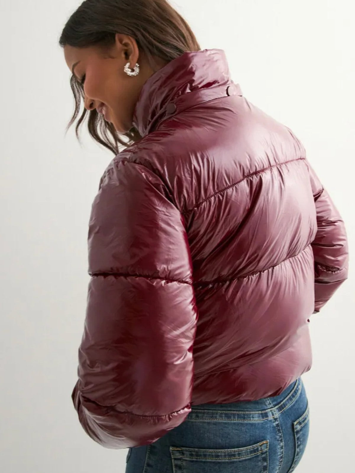 BELORA Iris glossy puffer jacket