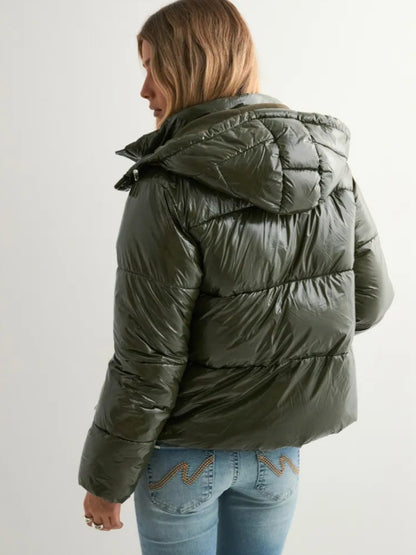 BELORA Iris glossy puffer jacket