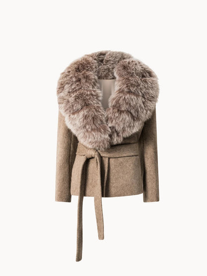 BELORA Margaux coat in beige