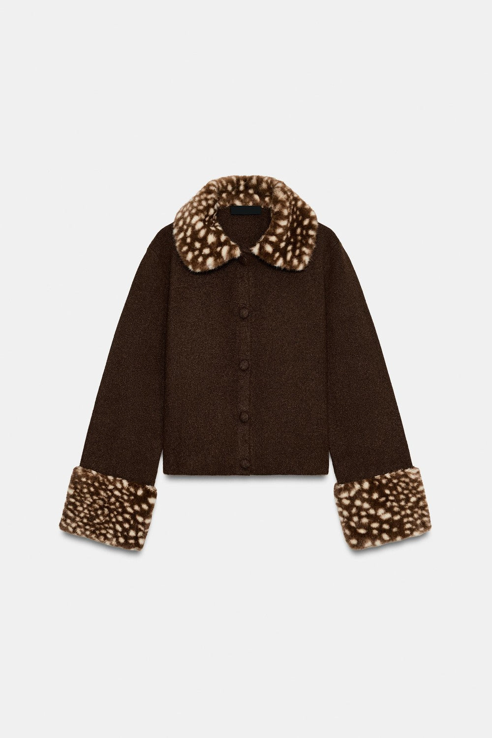 BELORA Salomé cardigan brown front