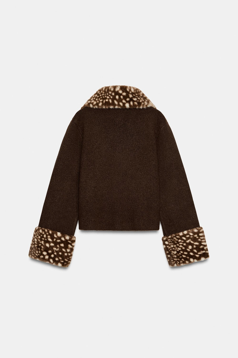 BELORA Salomé cardigan brown back