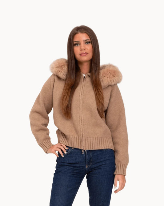 BELORA-Gilet Nina en fourrure